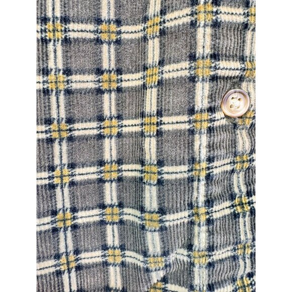 Disney Womens Pooh Plaid Soft Corduroy Shirt Medium Tigger Embroidery - Picture 4 of 12